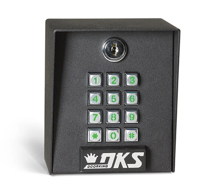 DoorKing keypad and access control hardware for gates doors and property entry points