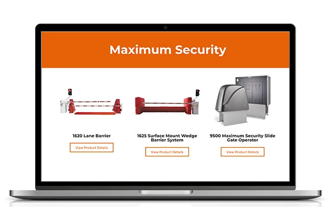 DoorKing maximum security barrier and perimeter control systems