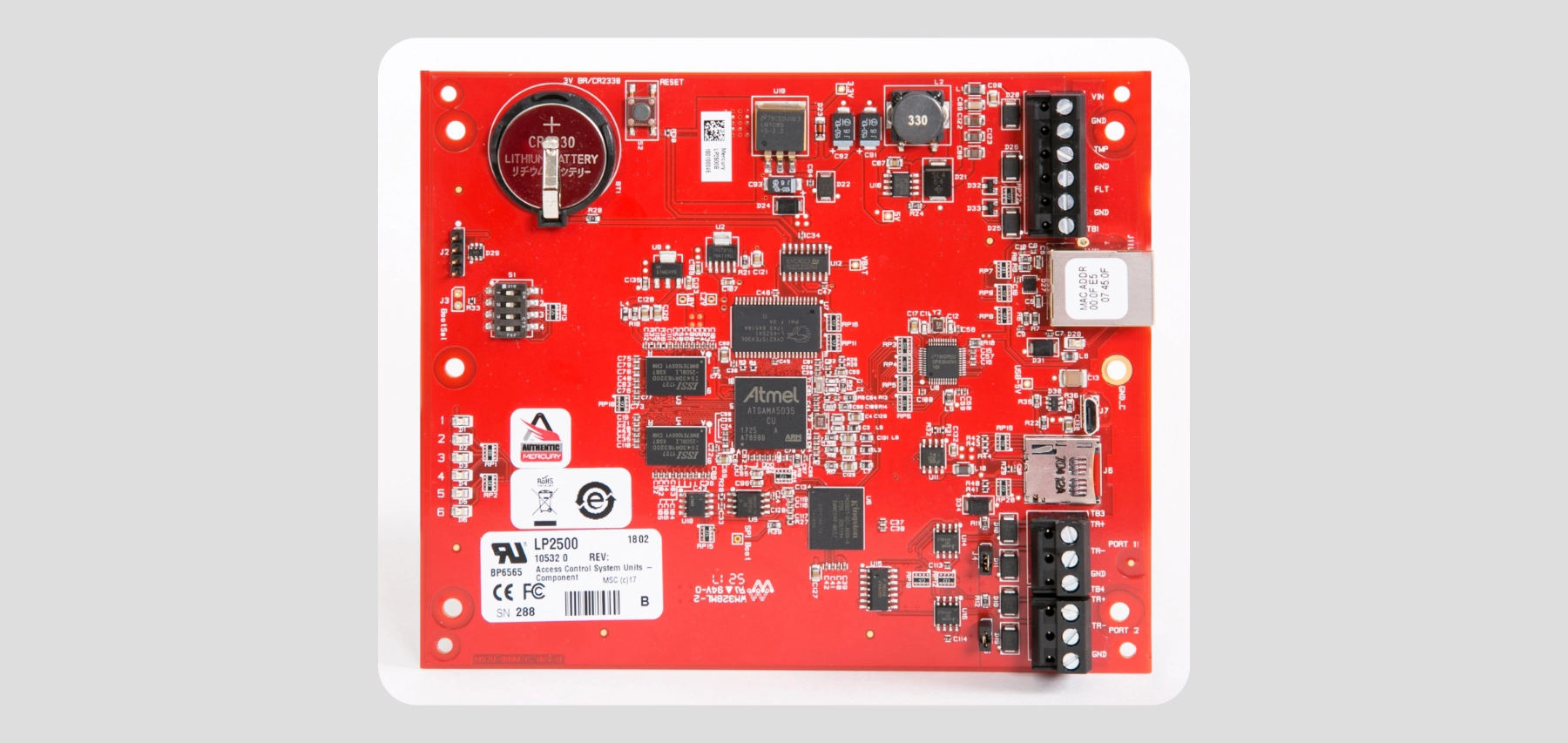Brivo Mercury open-architecture intelligent controller